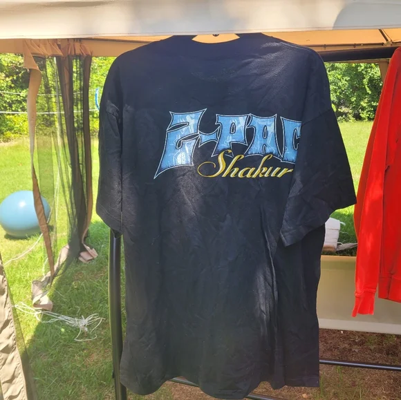 Vintage 2pac Band tee mens size xl black graphic tee - Picture 2 of 5